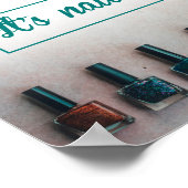 Het is spijkerdag, zorg voor je nagels, spijker  poster (Hoek)