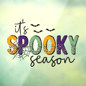 Het is Spooky Season, coole Halloween typografie Raamsticker (Vel 3)