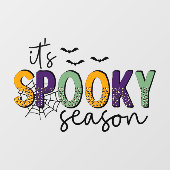 Het is Spooky Season, coole Halloween typografie Raamsticker (Vel)
