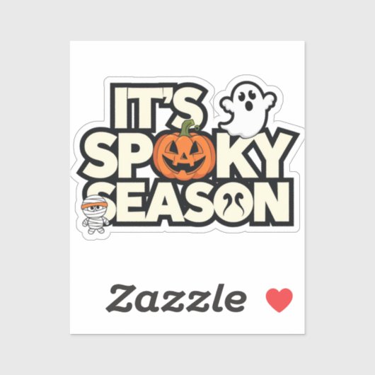 Het is Spooky Season Design Sticker (Vel)