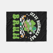 Het is St. Patrick's Dag Bruh Grappige Meme Bro Gr Fleece Deken (Voorkant (Horizontaal))