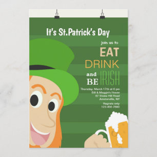 Het is St. Patrick's Day Invitation Kaart