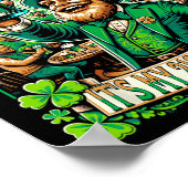 Het is St. Patrick's Day Mijn 21e Verjaardag Gefel Poster (Hoek)