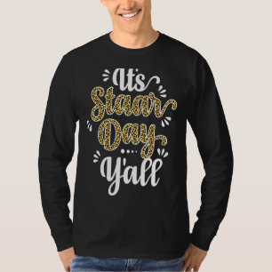 Het is Staar Day Y'all Test Day Leopard voor leraa T-shirt