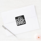 HET IS STEENKOOL, MAN. VIERKANTE STICKER (Envelop)
