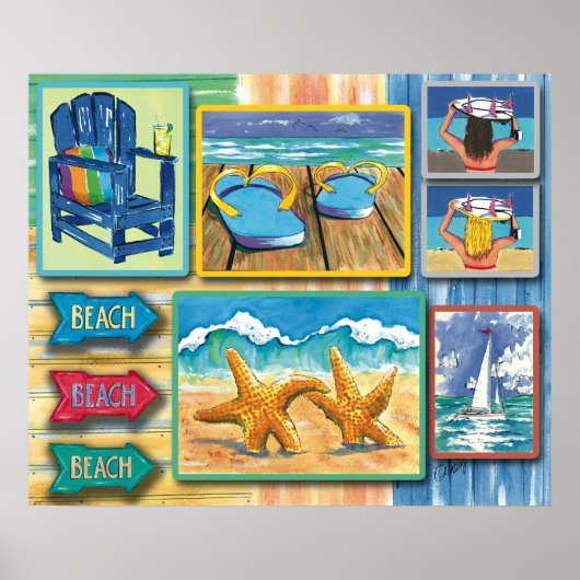 Het is-Summertime!-poster Poster (Voorkant)