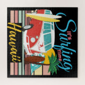 Het is Surftijd Hawaii - Summer Beach Vibes Legpuzzel (Horizontaal)