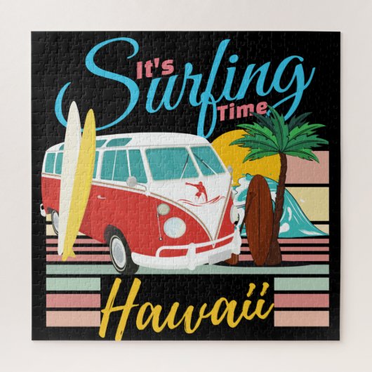 Het is Surftijd Hawaii - Summer Beach Vibes Legpuzzel (Verticaal)