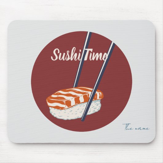 Het is sushi tijd, sushi muismat (Voorkant)