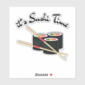 Het is sushi tijd, sushi sticker (Vel)
