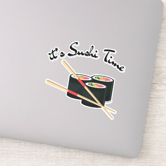 Het is sushi tijd, sushi sticker (Detail)