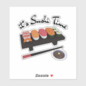 Het is sushi tijd, sushi sticker (Vel)
