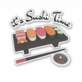 Het is sushi tijd, sushi sticker (Voorkant)