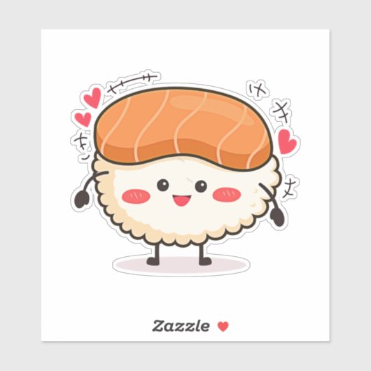 Het is sushi tijd, sushi sticker (Vel)