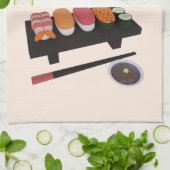Het is Sushi Tijd , Sushi Theedoek (Gevouwen)