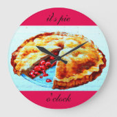 het is taart-uur grote klok (Voorkant)