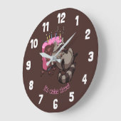 Het is taarttijd! Greedy Raccoon verjaardagstaart Grote Klok (Hoek)