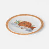 Het is taarttijd | Pumpkin Pie Paper Bord (Gekanteld)