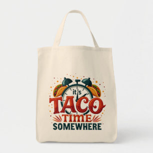 Het Is Taco Tijd Overal Tex Mex Mexicaans Eten Tote Bag