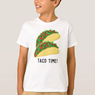 Het is TACO-TIME leuke taco's T-shirt