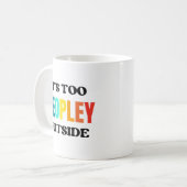 Het is te druk buiten de mok, Introvert Mok (Voorkant links)