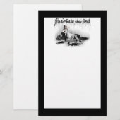 Het is te heet om zwart te dragen briefpapier (Voorkant / Achterkant)