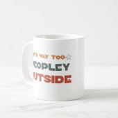Het is te Peopley buiten Koffiemok (Voorkant links)