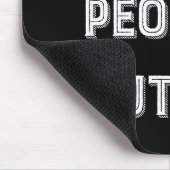Het is te Peopley buiten. Muismat (Hoek)