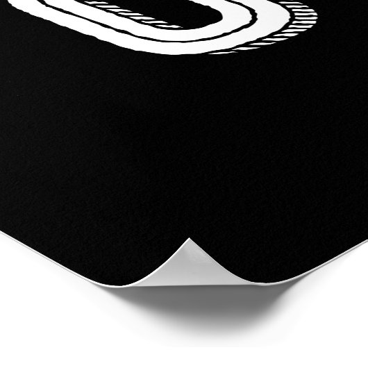 Het is te Peopley buiten. Poster (Hoek)