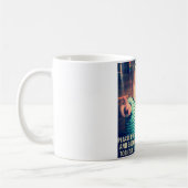 Het is te vroeg grappig. koffiemok (Links)