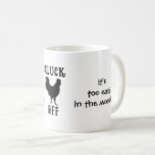 Het is te vroeg, klokken af koffiemok (Voorkant rechts)