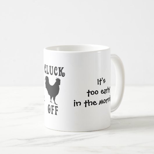 Het is te vroeg, klokken af koffiemok (Voorkant rechts)