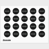 Het is te vroeg voor dit Blatt Ronde Sticker (Vel)