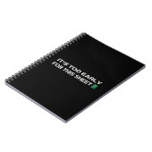 Het is te vroeg voor dit vel notitieboek (Linkerzijde)
