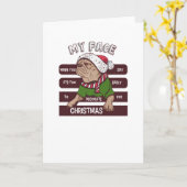 het is te vroeg voor Kerstmis Kaart (Gele Bloem)