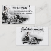 Het is te warm om zwart te Draag Visitekaartje (Voorkant / Achterkant)