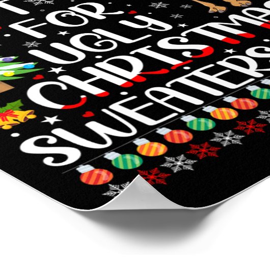 Het is te warm voor lelijke kersttruien Camel Love Poster (Hoek)