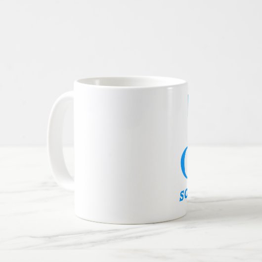 Het is Tea O'Clock ergens Mok (Voorkant links)