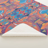 Het is Tea Time Alice Sherpa Deken (3/4)