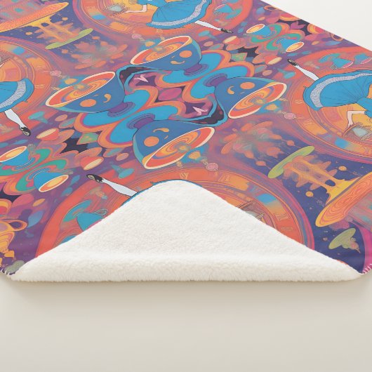 Het is Tea Time Alice Sherpa Deken (3/4)