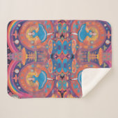 Het is Tea Time Alice Sherpa Deken (Voorkant (horizontaal))