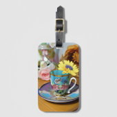 Het is Tea Time Bagagelabel (Voorkant (verticaal))