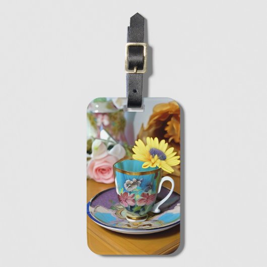 Het is Tea Time Bagagelabel (Voorkant (verticaal))