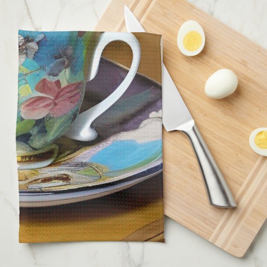 Het is Tea Time Theedoek (Quarter Fold)