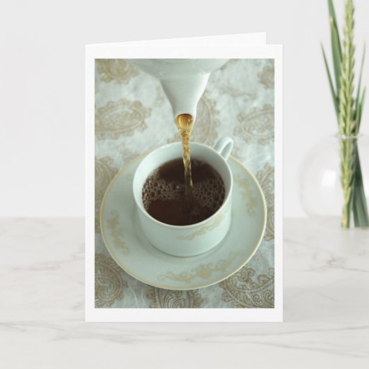 Het is Teatime Kaart (Voorkant)