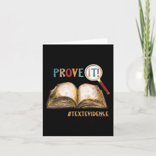 Het is tekstbewijs Grappige cadeaus voor leraren o Kaart