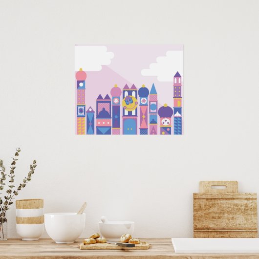 Het is tenslotte een kleine wereld poster (Keuken)