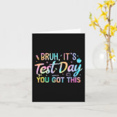 Het is testdag dat je deze leraar testdag hebt kaart (Gele Bloem)