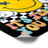 Het is testdag dat je dit testdag leraar Kind hebt Poster (Hoek)