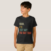 Het is testdag je hebt deze testdag grappige bro m t-shirt (Voorkant volledig)
